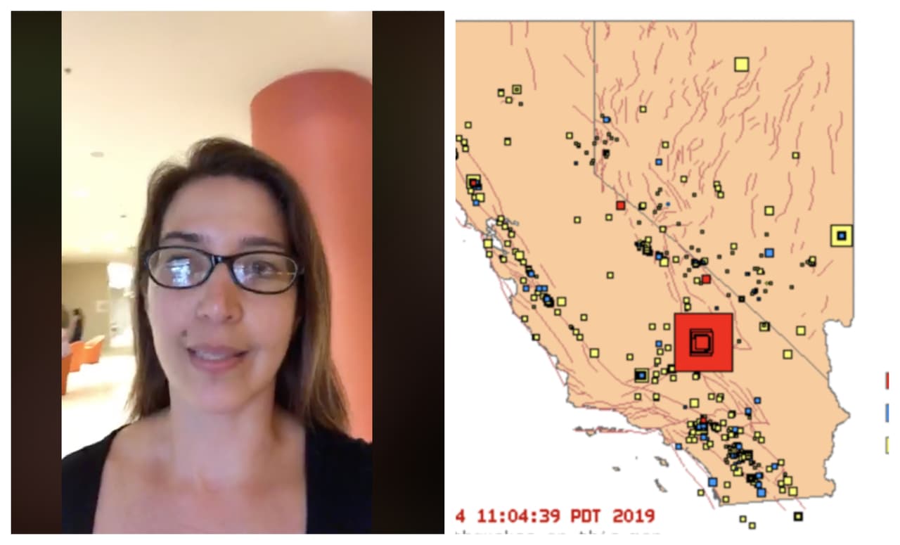Reportera Regina Rodríguez narra su experiencia con el terremoto 6.4 en California 