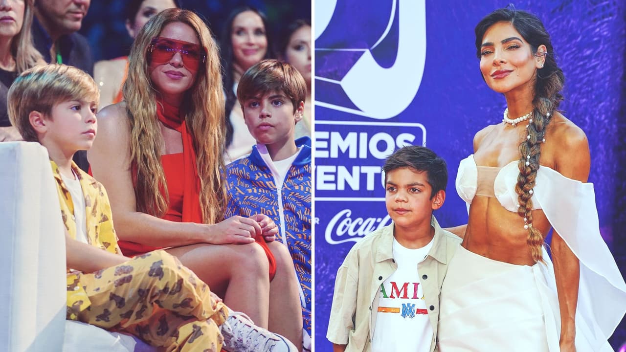Milan y Sasha, Matteo y otros hijos de famosos que se robaron el show de Premios Juventud 2023