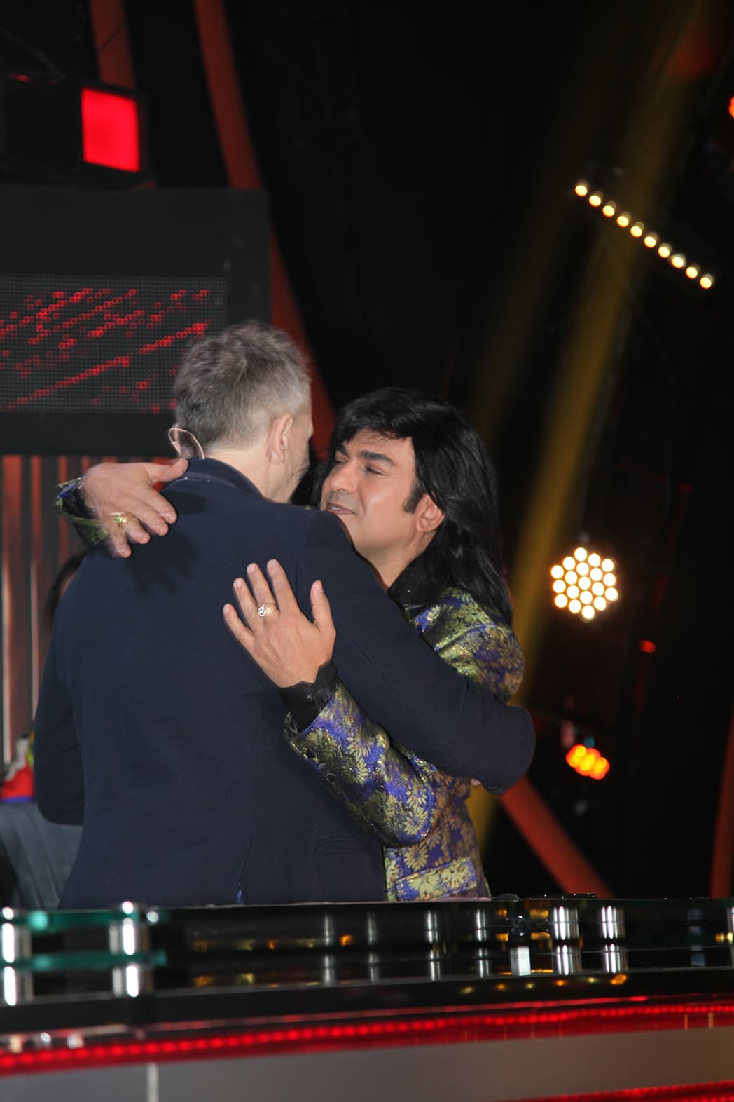 "El que me daba miedo era Miguel Bosé, porque sí tiene su cara de Don diablo, de maloso, pero no, es a todo dar, es un tipazo".