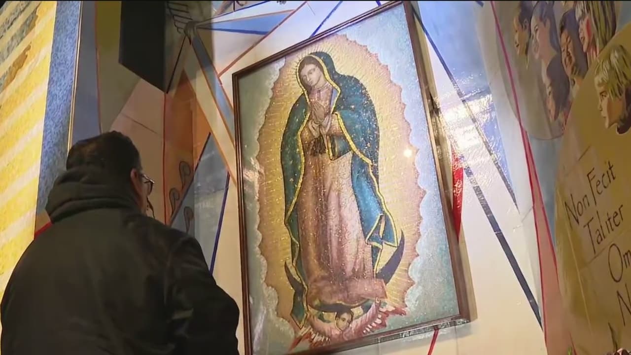 Cientos de personas viven ‘el milagro guadalupano’; acuden a dar gracias a la virgen en Los Ángeles