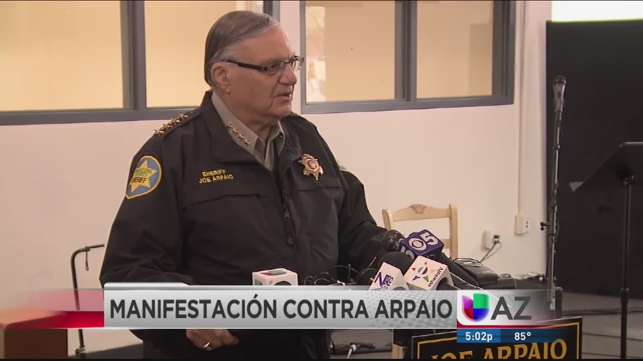 Líderes comunitarios piden castigos severos para Arpaio
