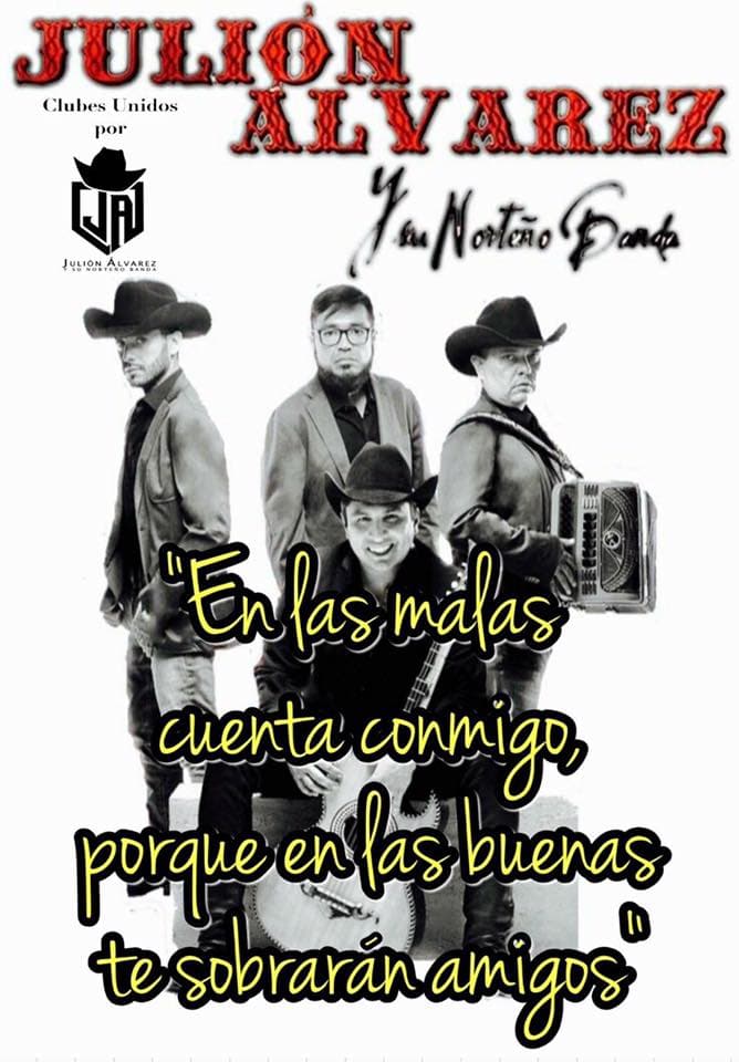 Las fans de Julión Álvarez se han hecho presentes en las redes sociales solidarizándose con su ídolo.