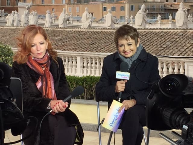 Valentina es la única periodista que ha entrevistado al Papa Francisco.