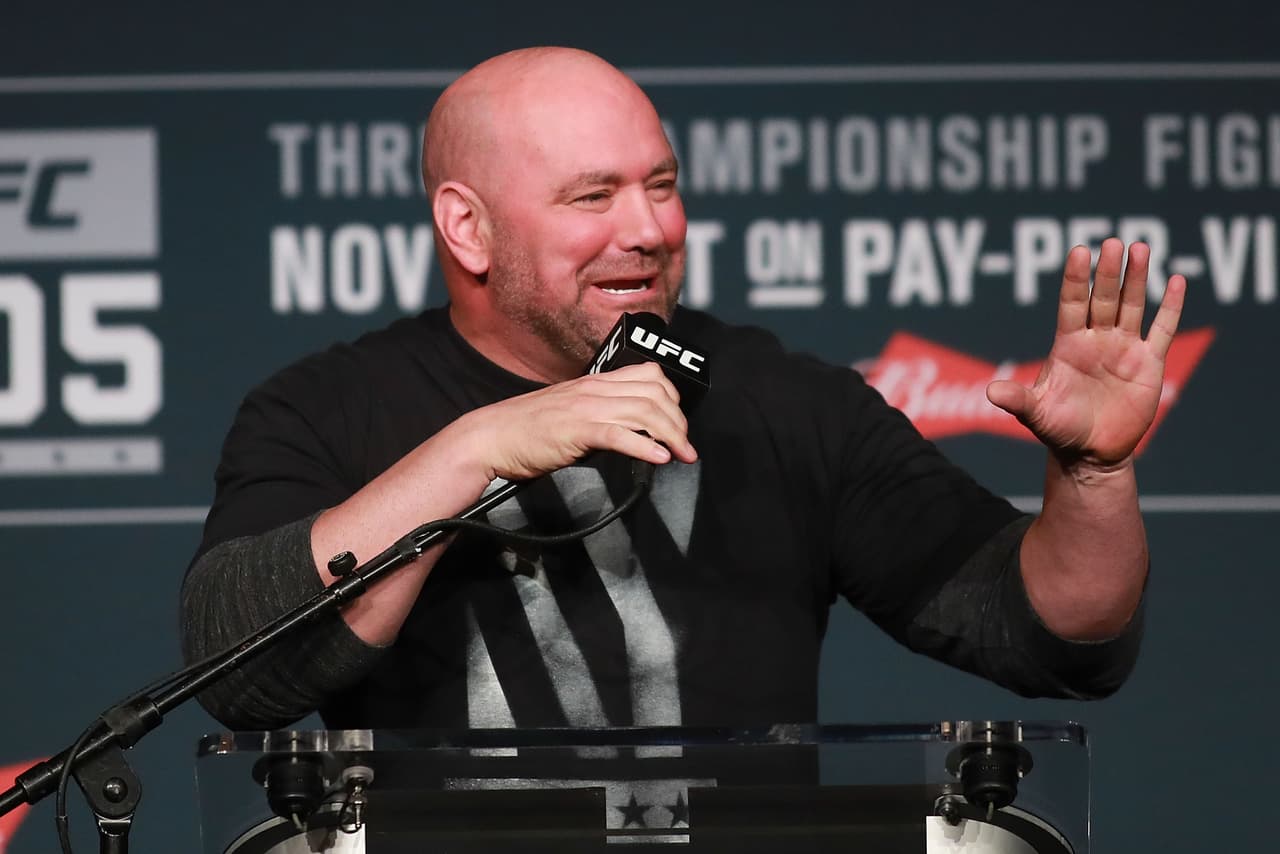 Dana White, presidente de UFC, no ha ocultado su cariño por Trump, y fue uno de los miembros de la industria deportiva que más apoyo le brindó.