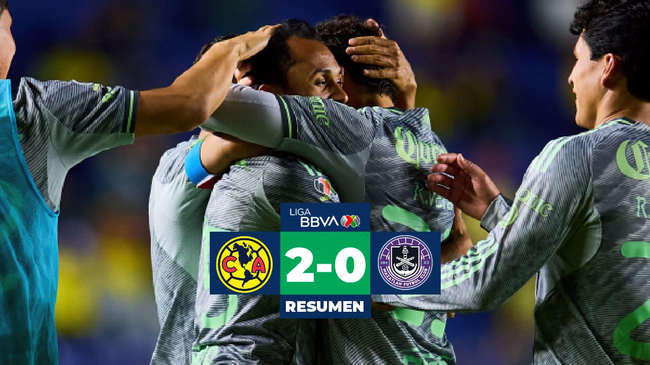 América derrota con goles brasileños al Mazatlán