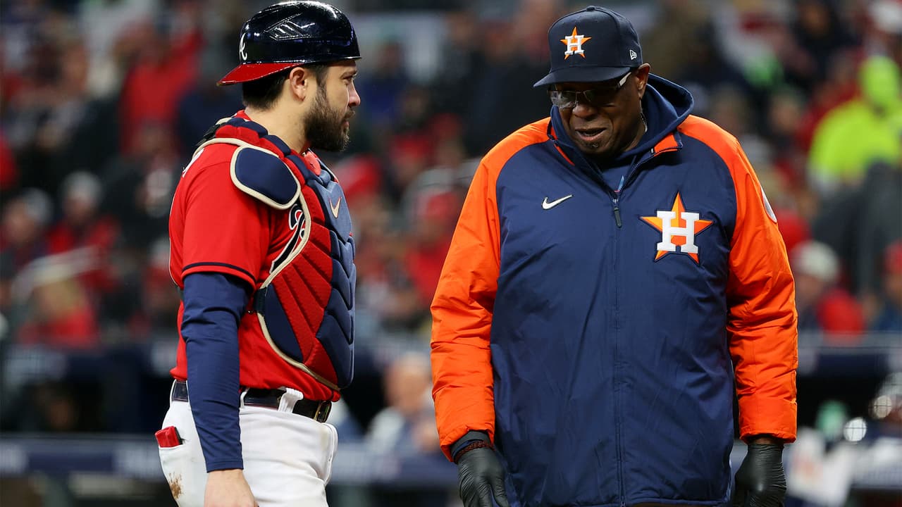 El equipo del manager Dusty Baker no pudo superar la defensiva de los Astros a pesar de que estuvieron muy cerca.