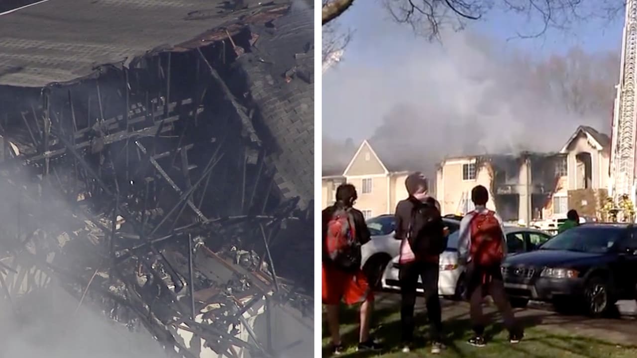 Más de 90 estudiantes desplazados en Raleigh tras incendio en complejo de apartamentos