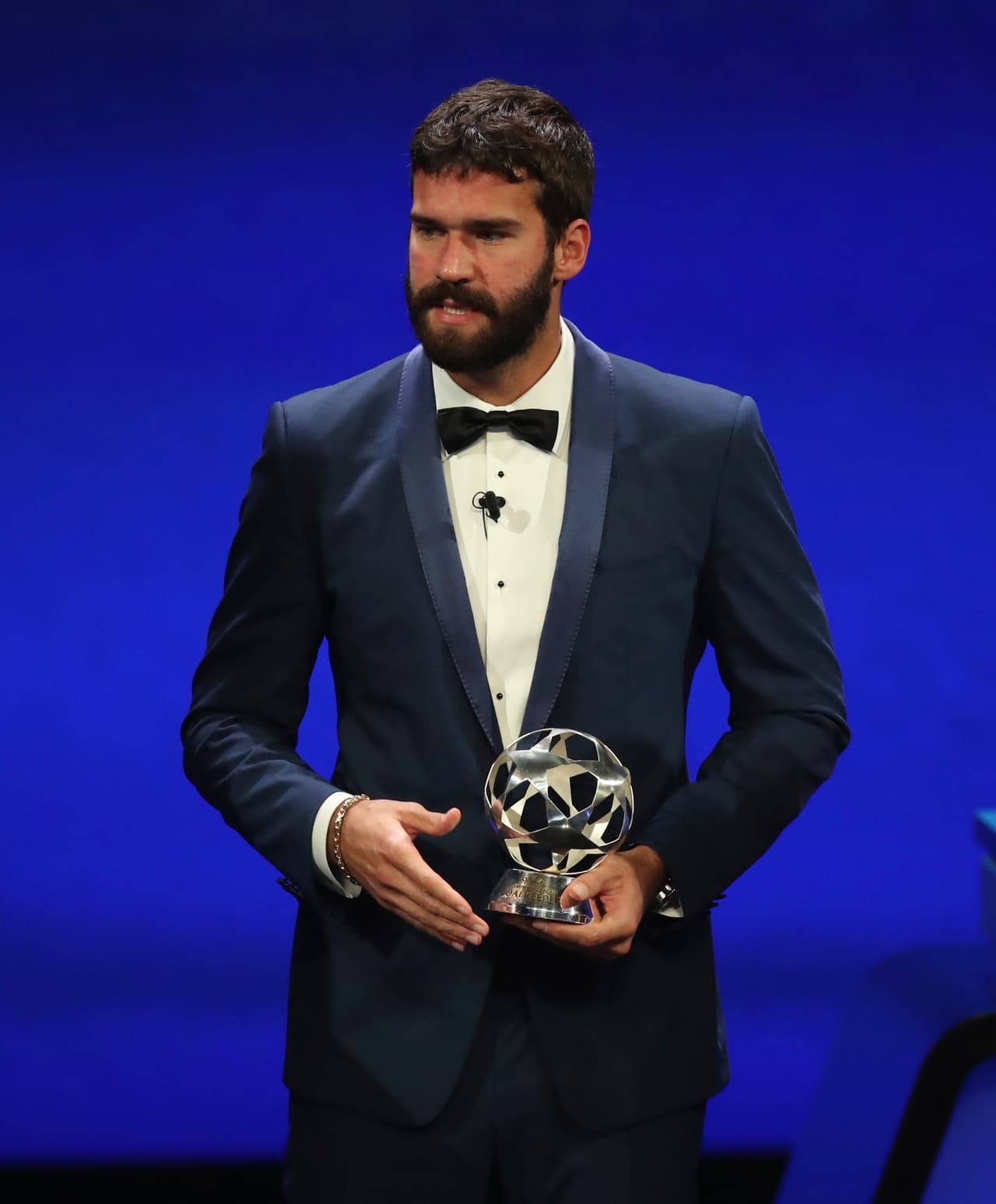 El premio para el mejor portero de la temporada se lo llevó Alisson Becker del Liverpool.