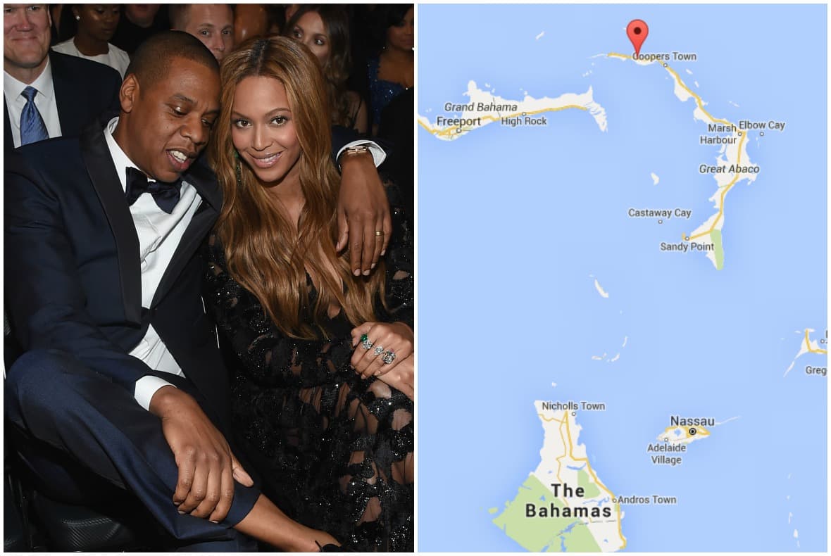 Como parte de su quinto aniversario, Jay Z regaló a su amada Beyoncé la isla Ábaco Norte, que se ubica en uno de los territorios insulares que conforman el archipiélago de las Bahamas. El rapero invirtió cerca de dos millones de dólares.