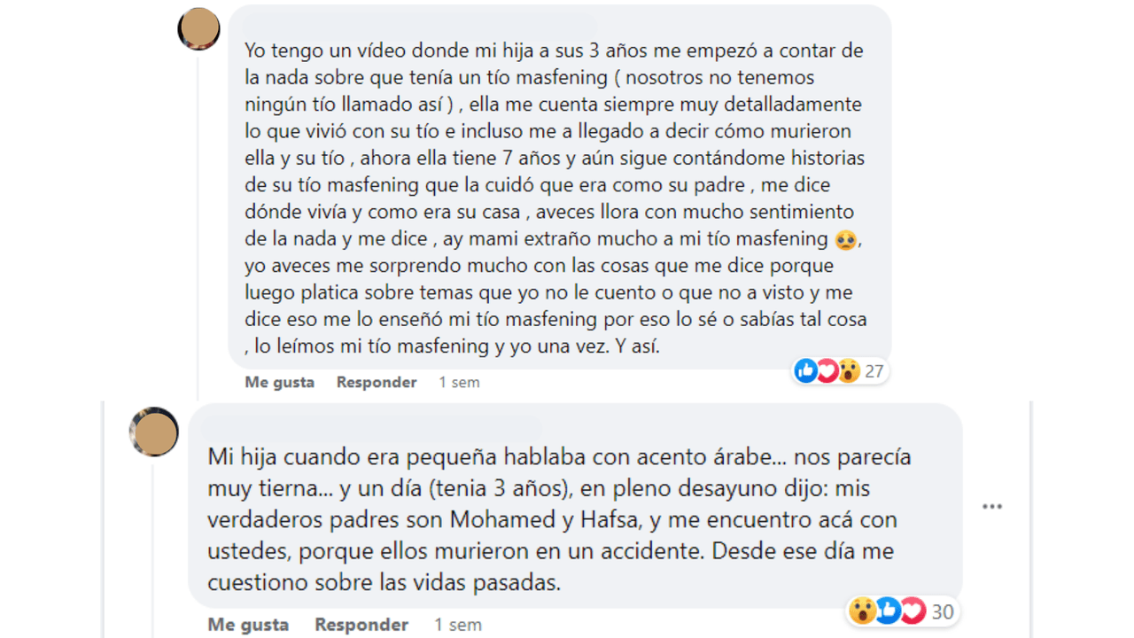 Mamás contaron las historias de 'vidas pasadas' de sus hijos