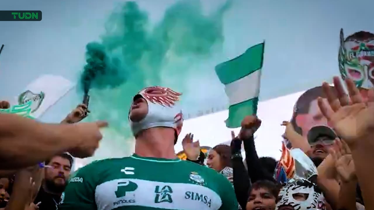 Así reciben los aficionados de Santos al Grande Americano previo al duelo con Chivas