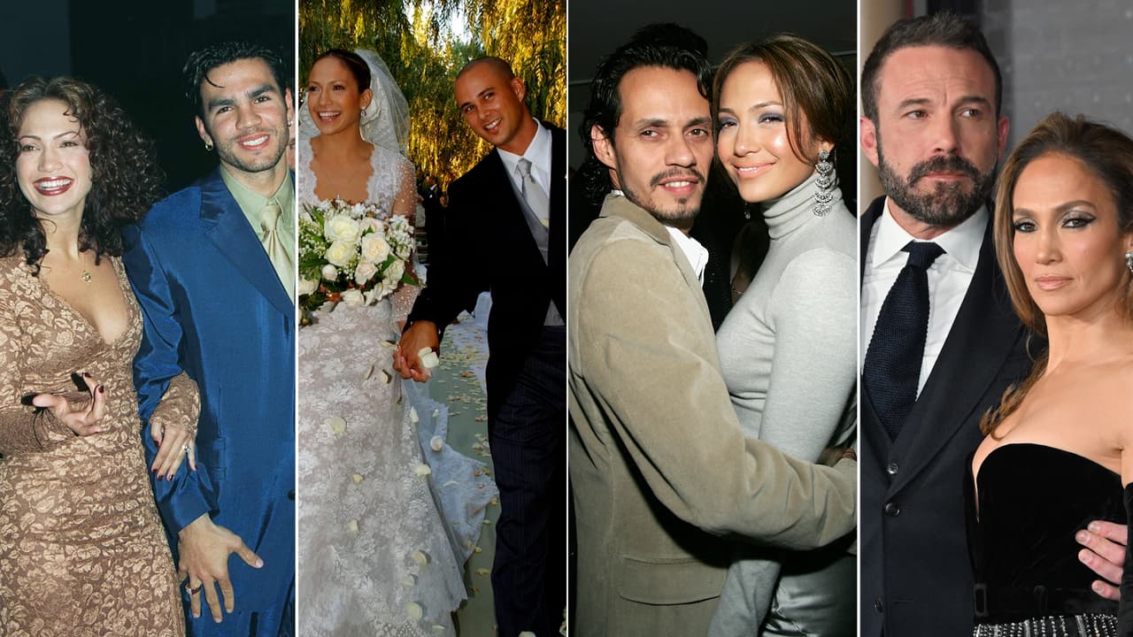 Uno a uno los maridos y divorcios de JLo: el de Ben Affleck es el cuarto