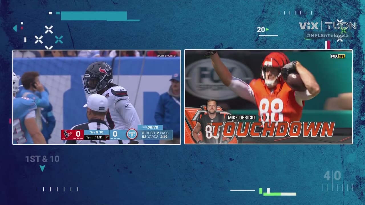 ¡Ley del ex! Touchdown de Mike Gesicki adelanta a Bengals