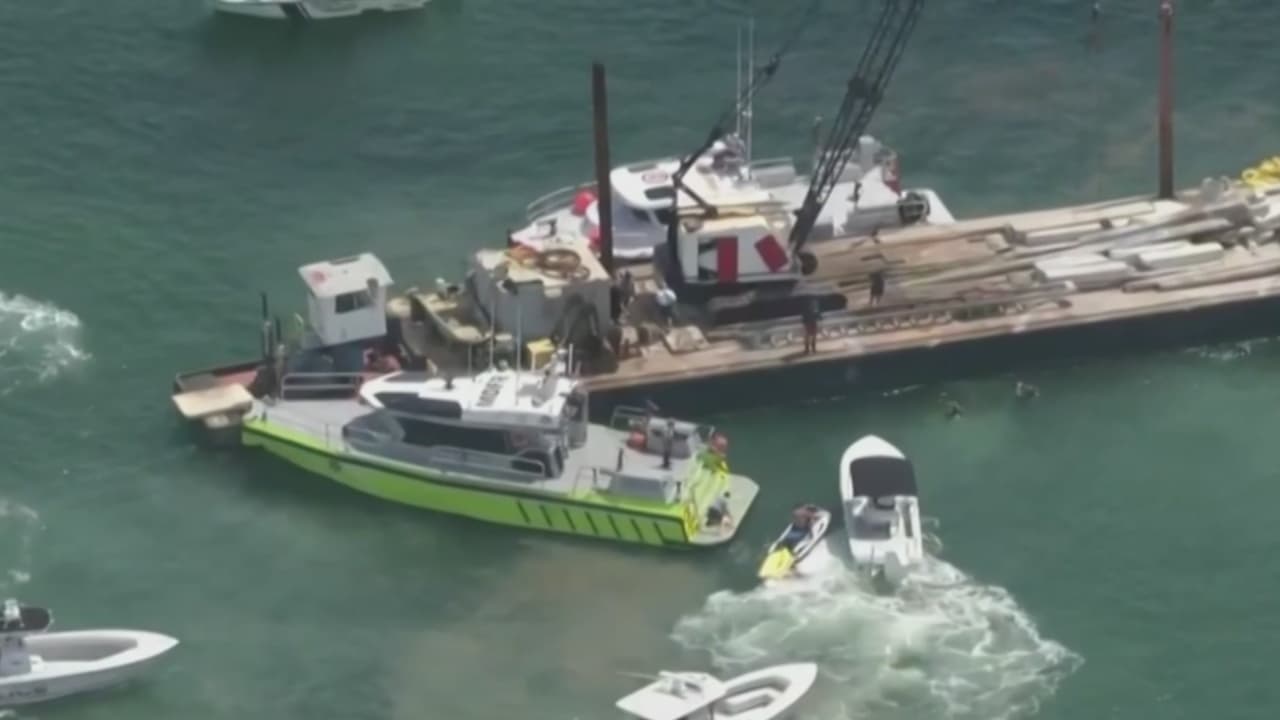 Fallece una tercera niña, víctima del choque entre un velero y una barcaza en Biscayne Bay