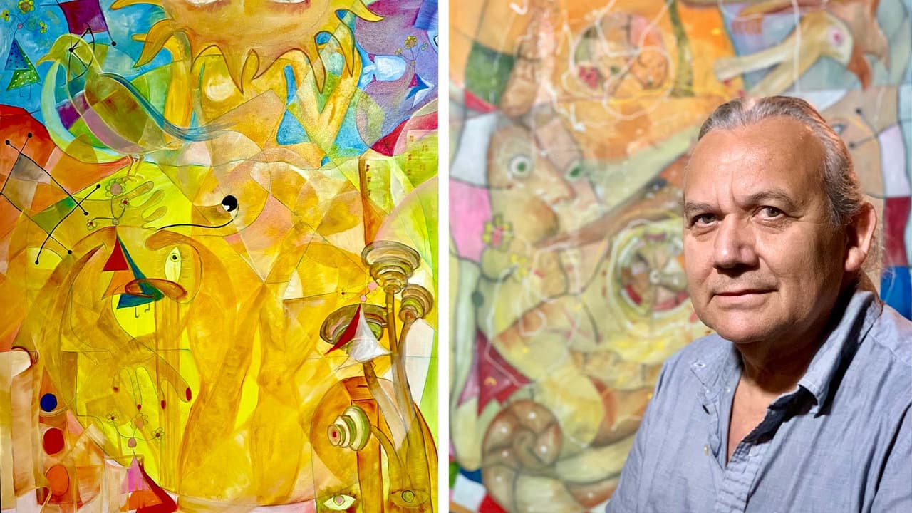 Inauguran exhibición del artista mexicano Mauricio Zúñiga en el Consulado General de México en Raleigh