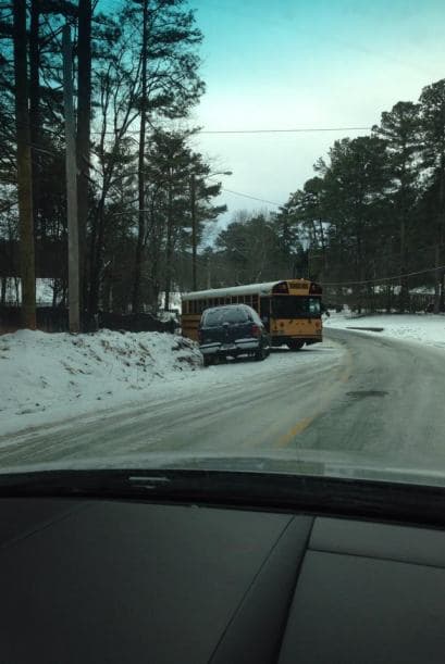 Ana Martínez de Atlanta nos muestra esta postal tomada desde su vehículo.