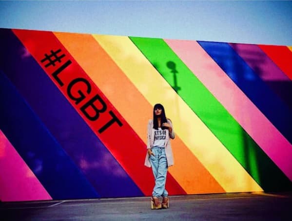 Maite Perroni cerró el concierto en el Zócalo de la Ciudad de México, donde terminó la marcha del orgullo gay. A pesar de la lluvia cientos de jóvenes se quedaron para escuchar a la ex RBD.