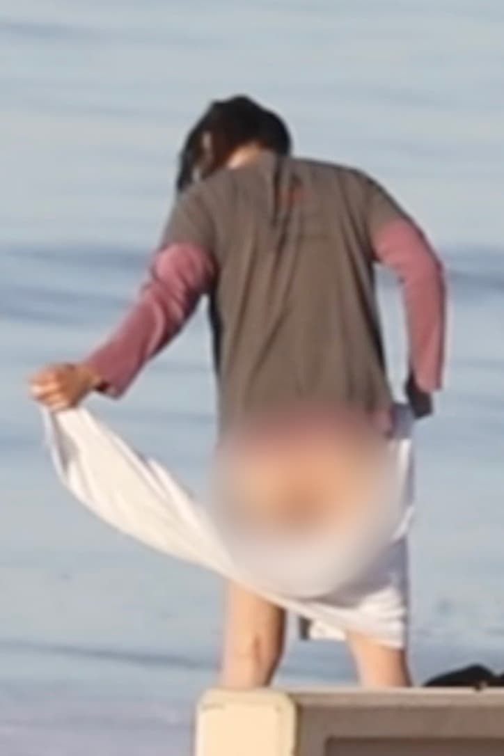 Reeves no se percató de que había un paparazzo en la zona.