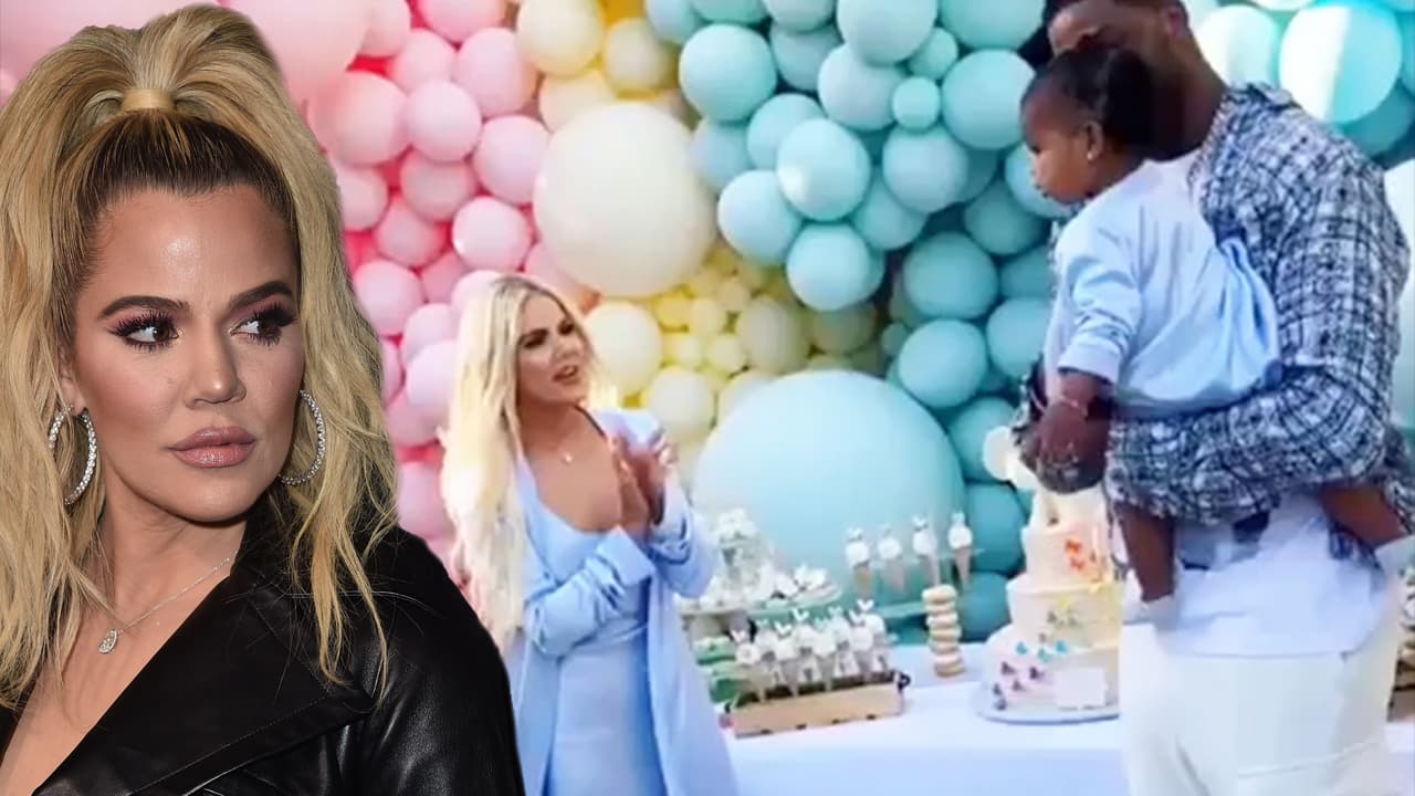 Mira cómo Khloé Kardashian ignoró al ‘infiel’ Tristan Thompson en el cumpleaños de baby True