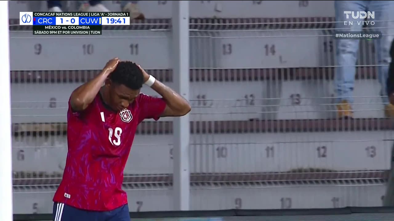 ¡Terrible falla de Sinclair! Costa Rica no logró la segunda anotación