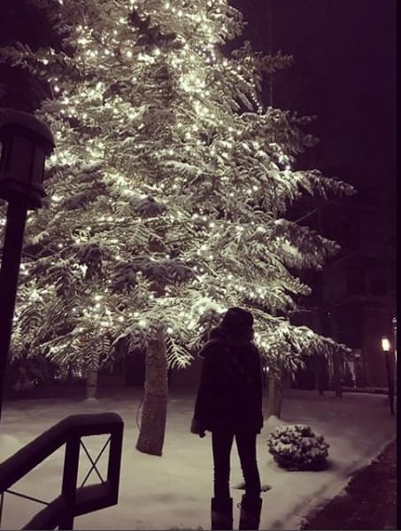 El 18 de diciembre de 2016, Sofía compartió en sus redes sociales esta imagen, que también aparece con esa ubicación en Colorado.