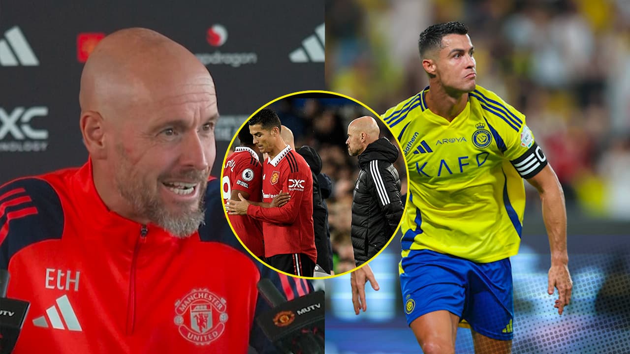 Ten Hag manda duro dardo a Cristiano y le recuerda donde está jugando