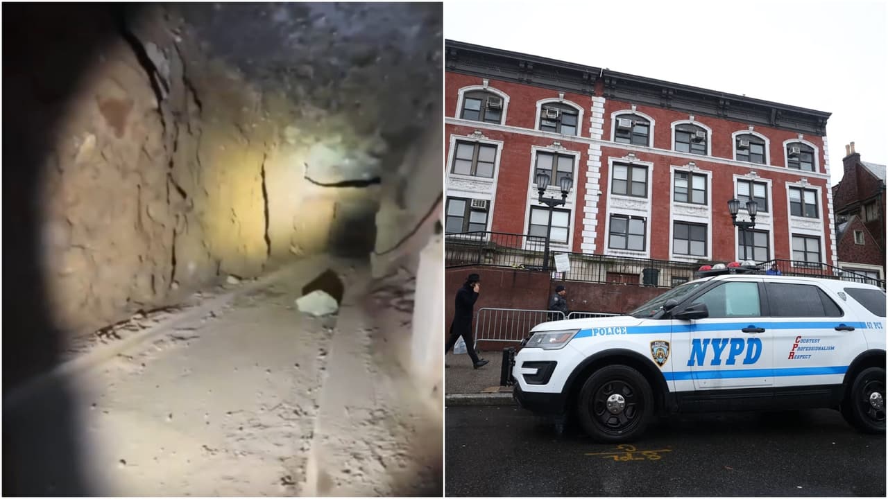 Túnel descubierto en sinagoga de Brooklyn fue construido por migrantes, pagados por "extremistas"