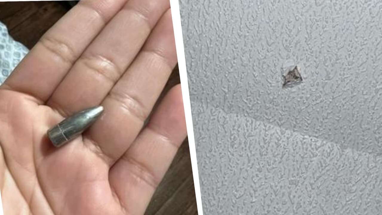 Madre mexicana evita tragedia al elegir ver fuegos artificiales; encuentra una bala perdida en su sala en Texas