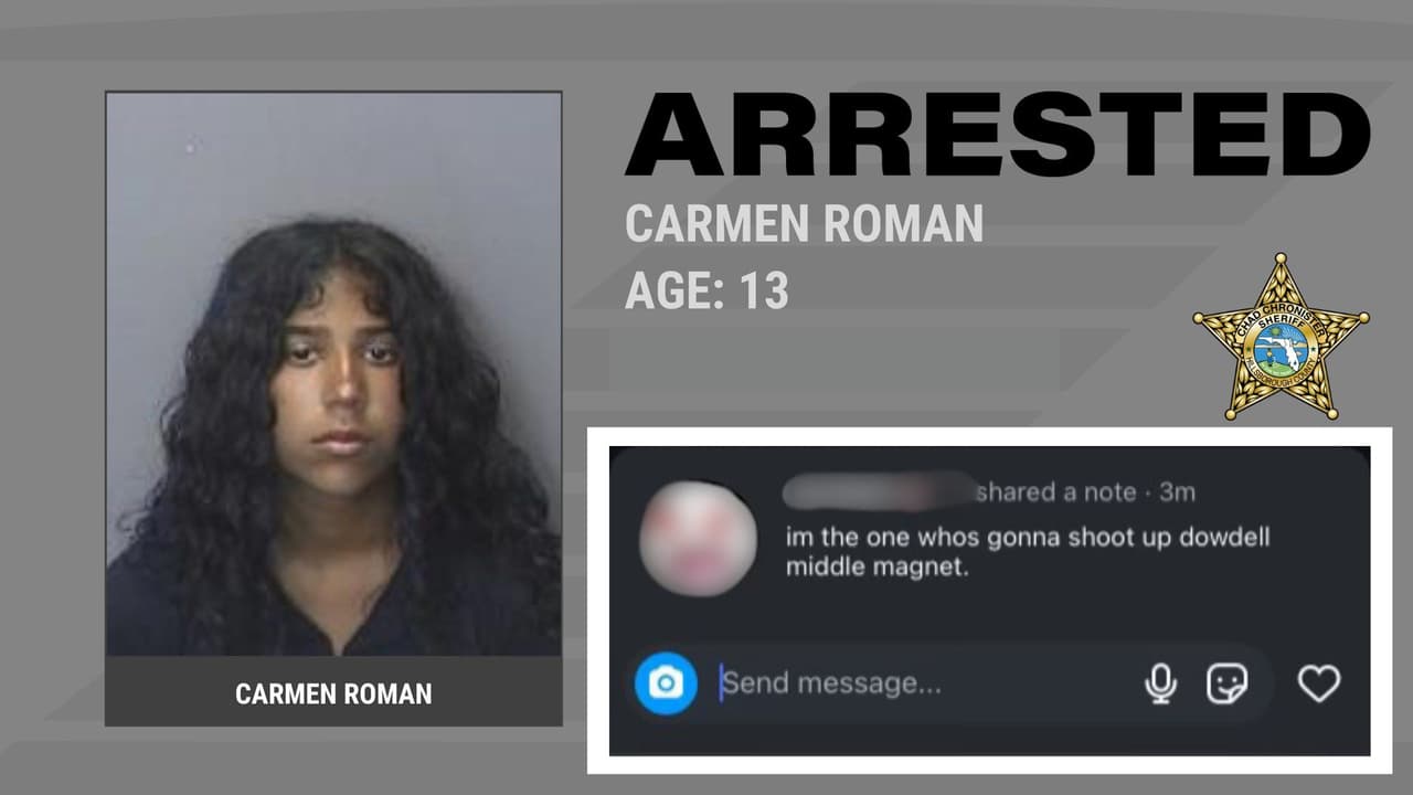 Amenaza de tiroteo escolar: una "broma" con graves consecuencias para niña de 13 años