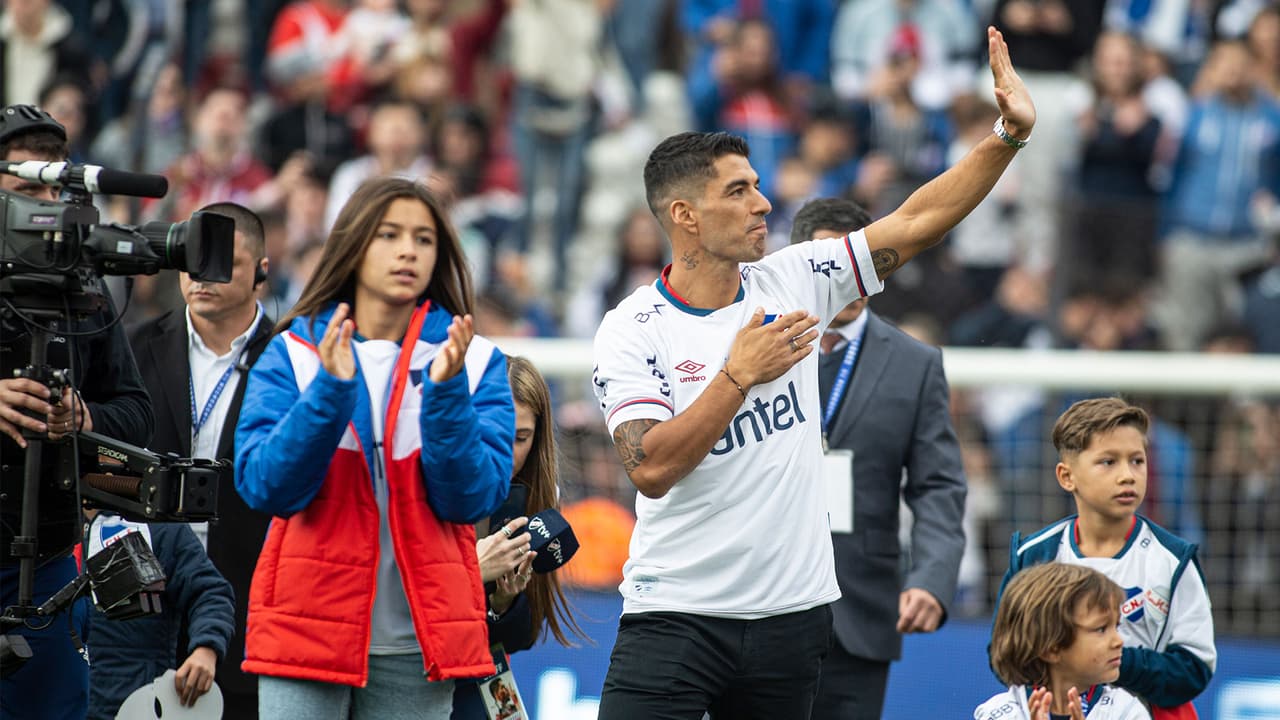 Luis Suárez tiene una impresionante presentación con Nacional