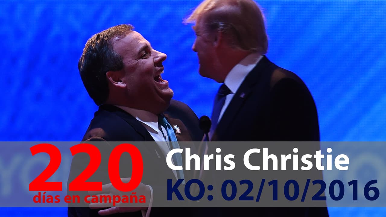 Antes de Trump, el gobernador de Nueva Jersey era el candidato que iba a decir las cosas "por su nombre". El magnate le ganó la mano. Tras renunciar, Christie pasó a promover la candidatura de Trump, quien de paso le ayudó a pagar las deudas de campaña.