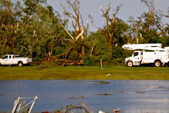 Se espera que entra la 1 a.m y las 4 a.m. las lluvias sean más intensas.