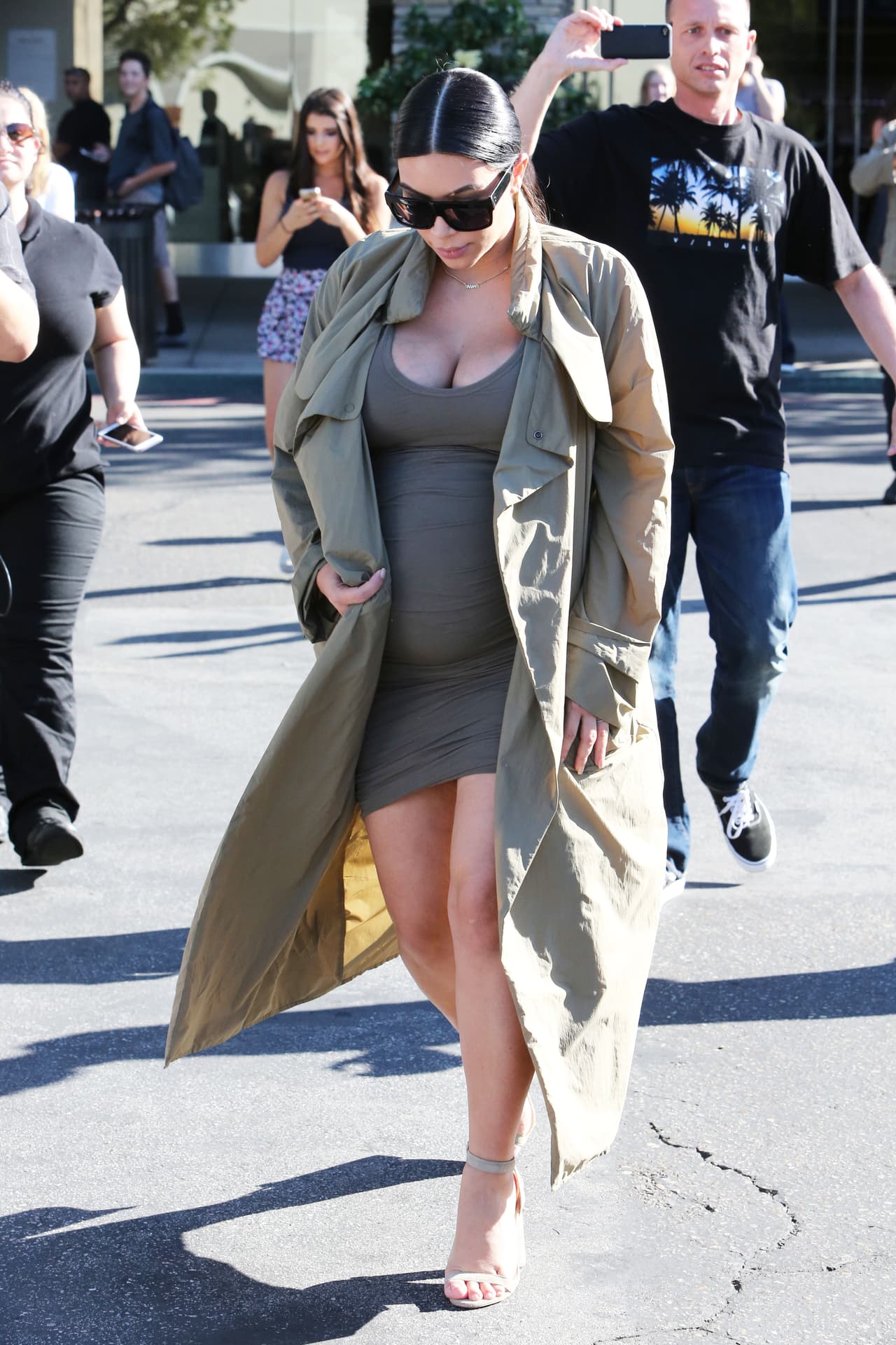 Varios chicos se quedaron con ganas de su foto.