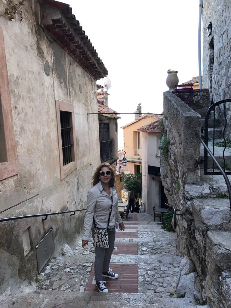En el hermoso pueblo Èze, Francia.