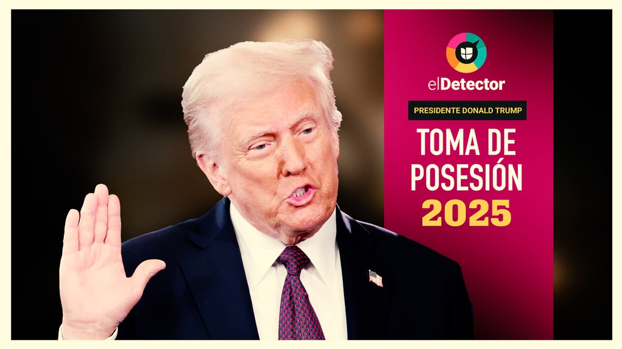 Falsedades sobre frontera, economía y política internacional: verificamos el discurso de Donald Trump en su toma de posesión  