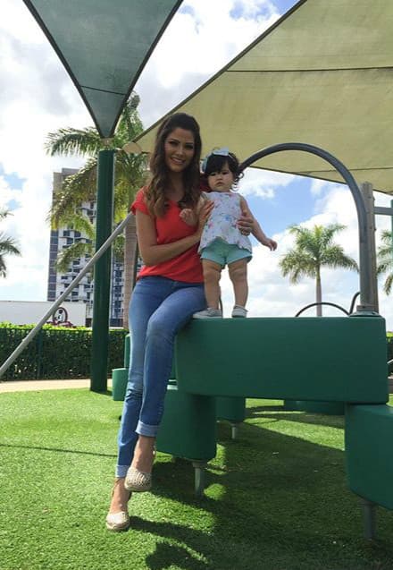 A Giulietta le encanta estar en horas de trabajo con su mami. (Abril 24, 2016)