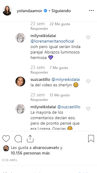 <b>Un seguidor de Yolanda Andrade</b> le comentó a las actrices que hacían bonita pareja.