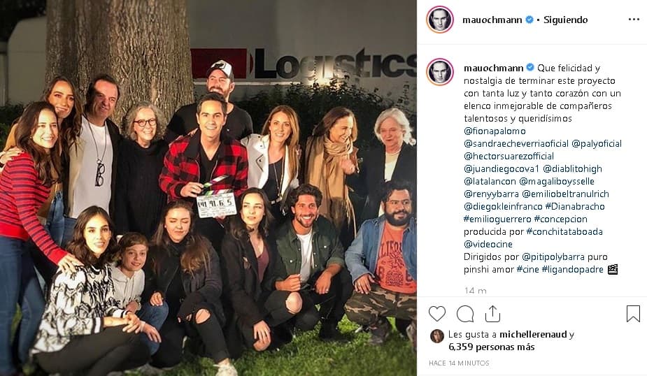 "Está maravillosa, que dirige Pitipol Ibarra, y estoy con Sandra Echeverría, Ana Claudia Talancón, Emilio Guerreo, con Diana Bracho, con Juan Diego Covarrubias, con Fiona Palomo, bueno es un gran elenco y estoy muy, muy contento".