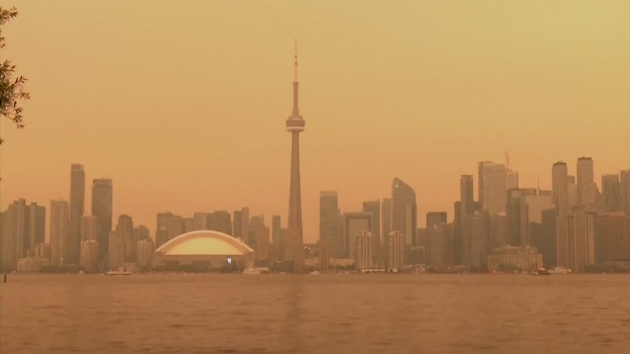 Incendios en Canadá tiñen de naranja el cielo de Nueva York