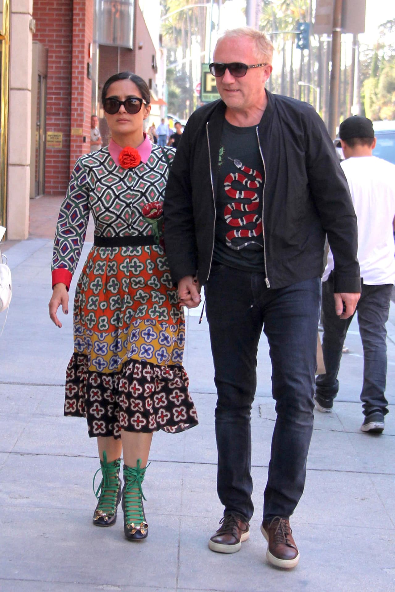 No se soltaban de las manitas. ¡Cuánto amor!