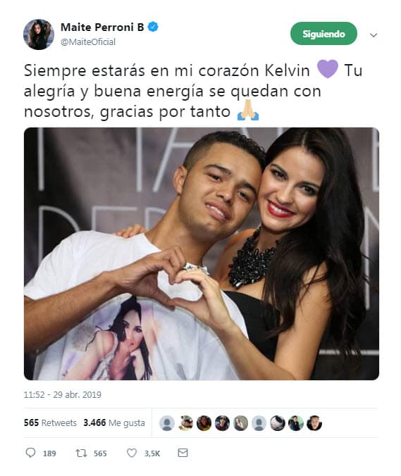 Con esta emotiva publicación, la intérprete de ‘Loca’ y ‘Vas a querer volver’ le dio el último adiós.