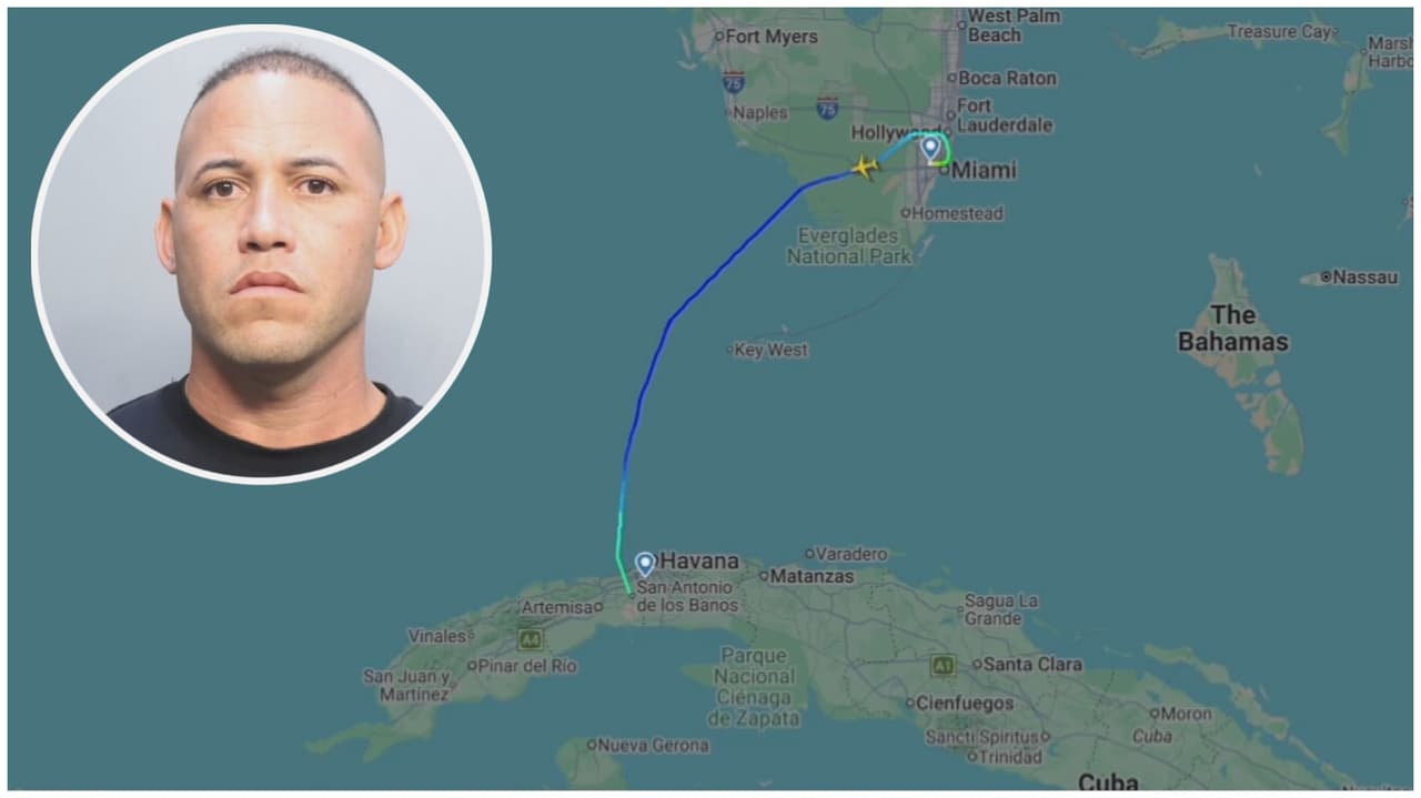 Regresan avión en pleno vuelo hacia Cuba para arrestar a sospechoso de tiroteo en Hialeah