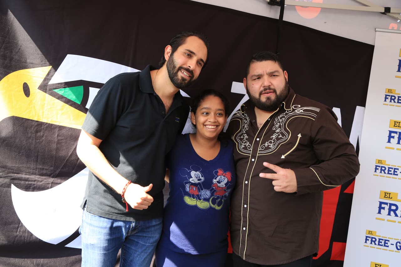 El Free-guey show es muy querido por su público y estas fotos lo demuestran.