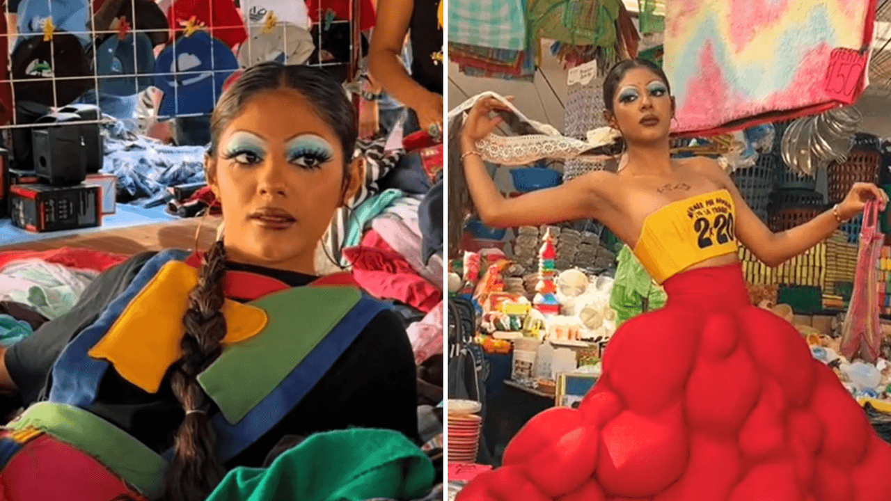 Joven crea colección de ropa inspirada en tianguis de México: “El verdadero futuro de la moda mexicana”