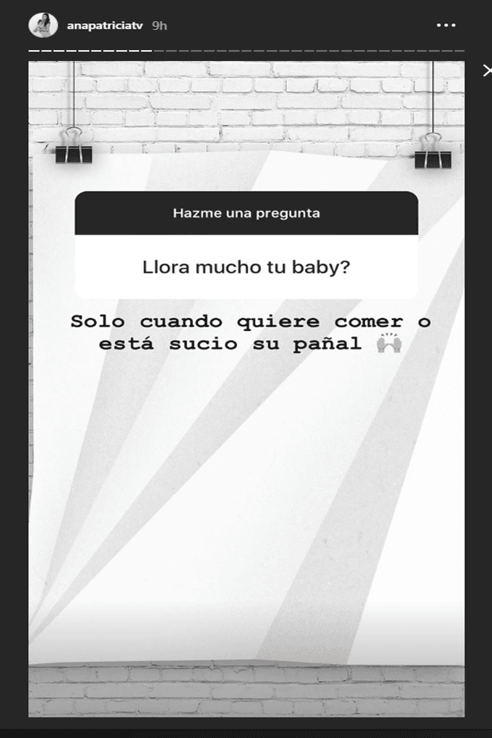 La conductora respondió a preguntas de sus seguidores en Instagram.