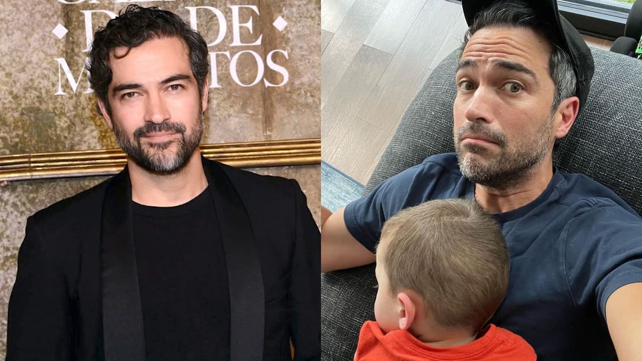 Alfonso Herrera por fin deja ver el rostro de uno de sus hijos en nuevas fotos