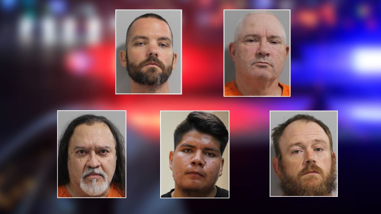 Arrestan a 5 hombres por posesión de pornografía infantil en el condado Polk