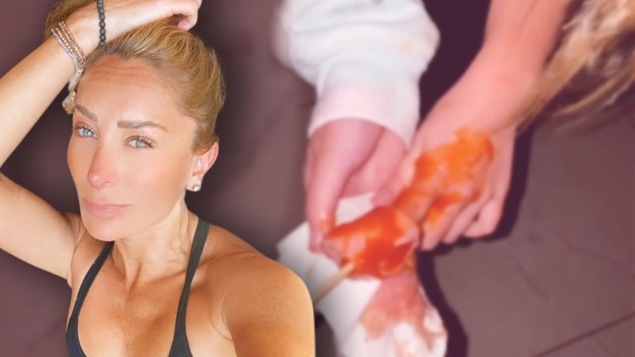 “¡Llévame al hospital!”: a gritos y llanto, la hija menor de Geraldine Bazán mostró sus dotes artísticos