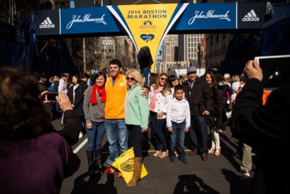 Durante el fin de semana personas de todo el mundo comenzaron a inundar las calles de Boston.