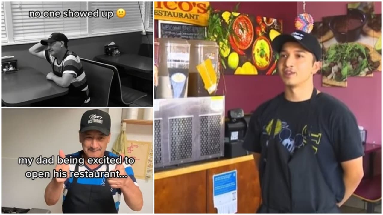 Hijo salva de la quiebra el restaurante de su papá con un video de TikTok: clientes acuden en masa